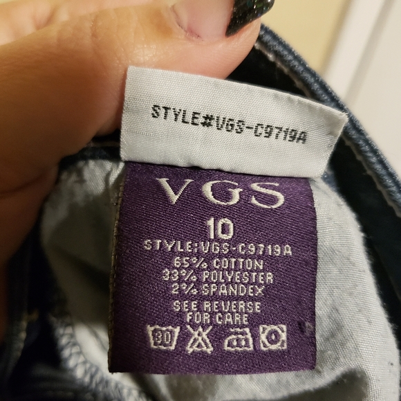 Vigoss Denim Jean Capris Size 10 - Picture 4 of 6